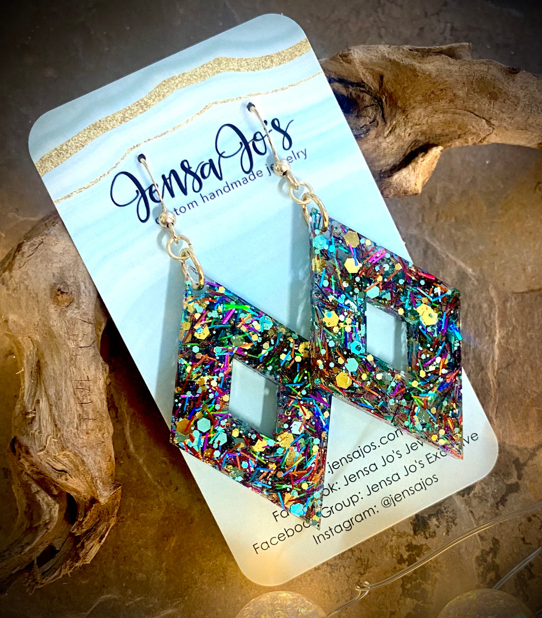 Celebration glitter Diamond earrings