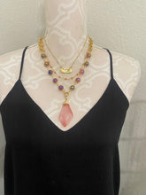 Mina Strawberry Quartz Necklace