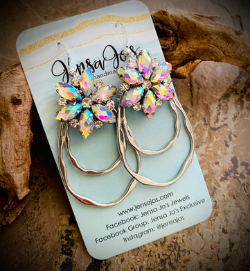 Sawyer Silver Teardrop Earrings