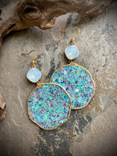 Lena Glitter Hoop Earrings