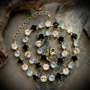Addison Gold Crystal Necklace