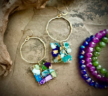 Beach Blonde Hoops