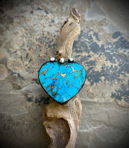 Emerson Turquoise Heart Rings