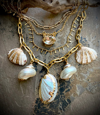 Davina Shell Charm Necklace