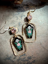Skull Enamel Earrings