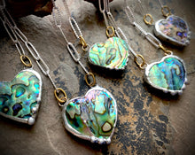 Brielle Abalone Heart Necklace