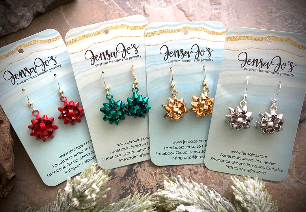 Gift Bow Earrings