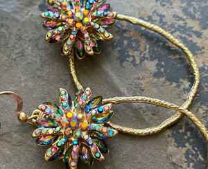Iris Teardrop Earrings