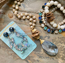 Bayou Blues Crystal Necklace