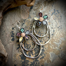 Keenan Flower Teardrop Earrings