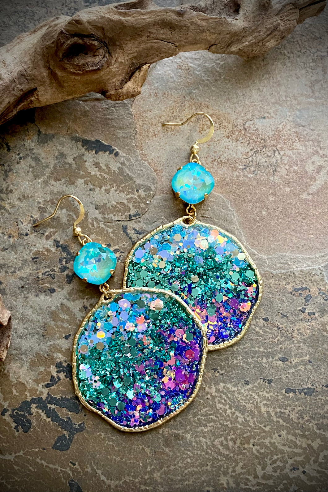 Meri Glitter Earrings