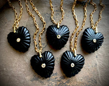 Onyx Heart Necklace