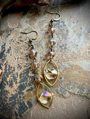 Anika Crystal Drop Earrings