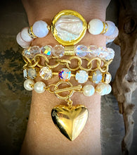 Blanche Gold Heart Bracelet