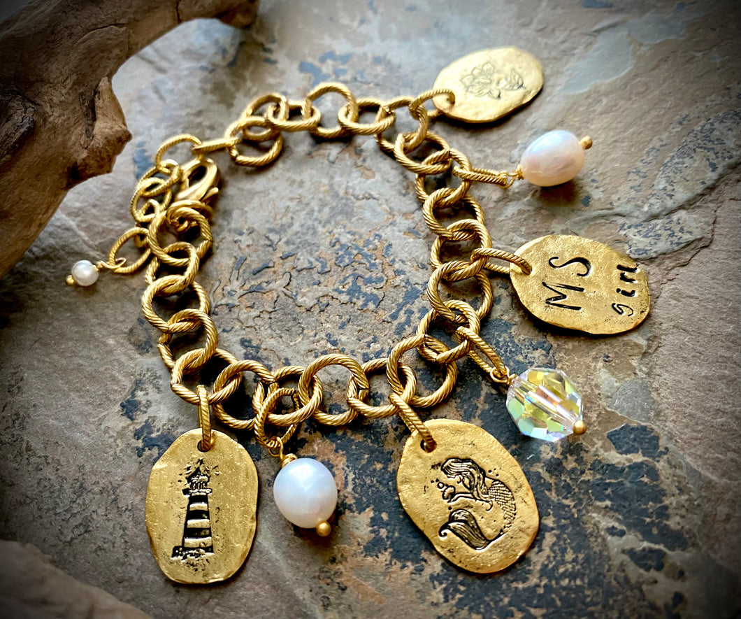 MS Girl Charm Bracelet
