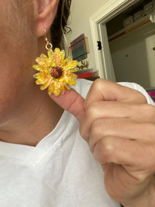 Sunflower Earrings