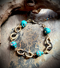Sully Turquoise Skull Bracelet