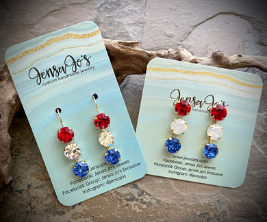 Miss Americana Crystal Earrings