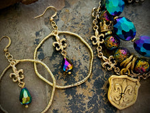 Brielle Fleur de Lis Hoops