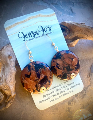 Sunstone earrings
