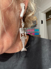 Gio Mermaid Skeleton Earrings