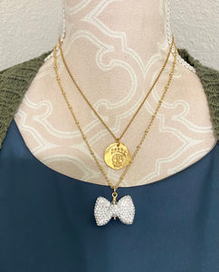 Girly Girl Bow Necklace