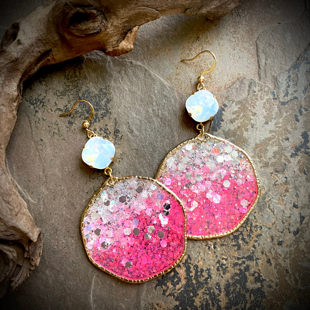 Hot to Go Glitter Earrings