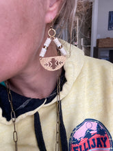 Aztec Brass Earrings