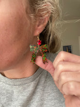 Tinsel Bow Earrings