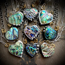 Brielle Abalone Heart Necklace
