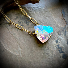 Boho Bling Crystal Triangle Necklace