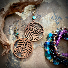 Natalie Leaf Hoops