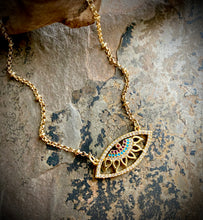 Lotus Eye Necklace