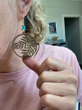 Natalie Leaf Hoops