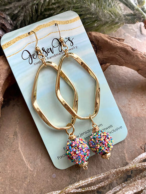 Confetti Drop Earrings