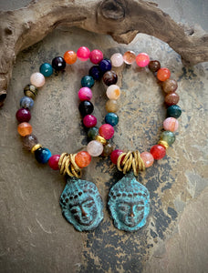 Calla Multicolored Buddha Bracelet