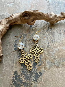 Cecily Cross Earrings