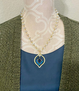 Peacock Jewel Necklace