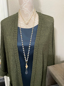 Maisie Pearl Puff Layering Necklace
