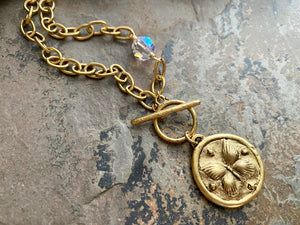 Mariposa Coin Necklace
