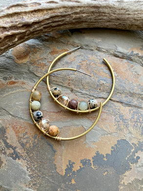 Run The World Hoop Earrings