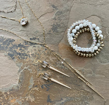 Luxe Spike Lariat Necklace