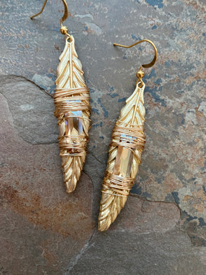 Boho Bling Feather Earrings