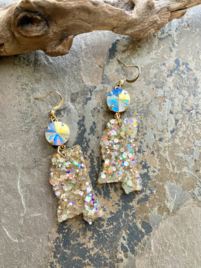 Gold Mississippi Earrings