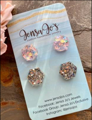 Glitter Stud Sets