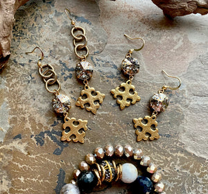 Petite Celtic Cross Earrings