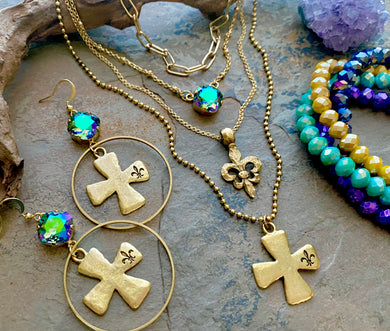 Paradise Shine Crystal Layering Necklace