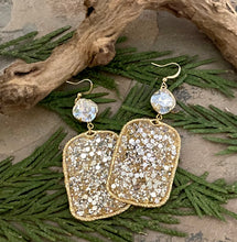 Golden Hour Glitter Earrings