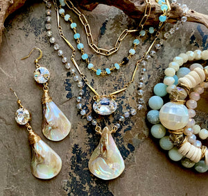Beach Glam Cream Shell Jewels