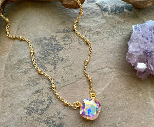 Aurora Crystal Layering Necklace
